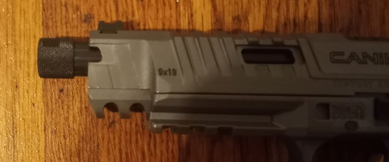 A real photo of Canik Threaded Barrel Nitride Fluted 1/2x28 Fits TP9SFX and TP9SFL by Billy (2)