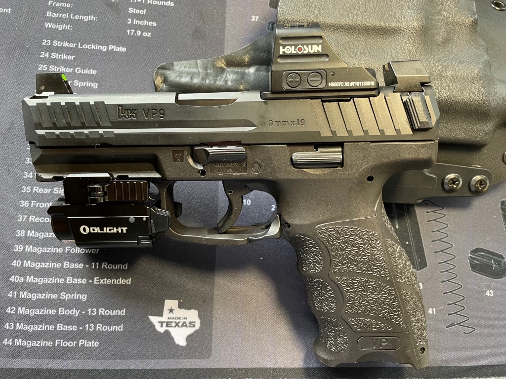 A real photo of Heckler & Koch VP9 Optics Ready Slide W/ Suppressor Height Sights - Black by Great product! Great Price! (2)