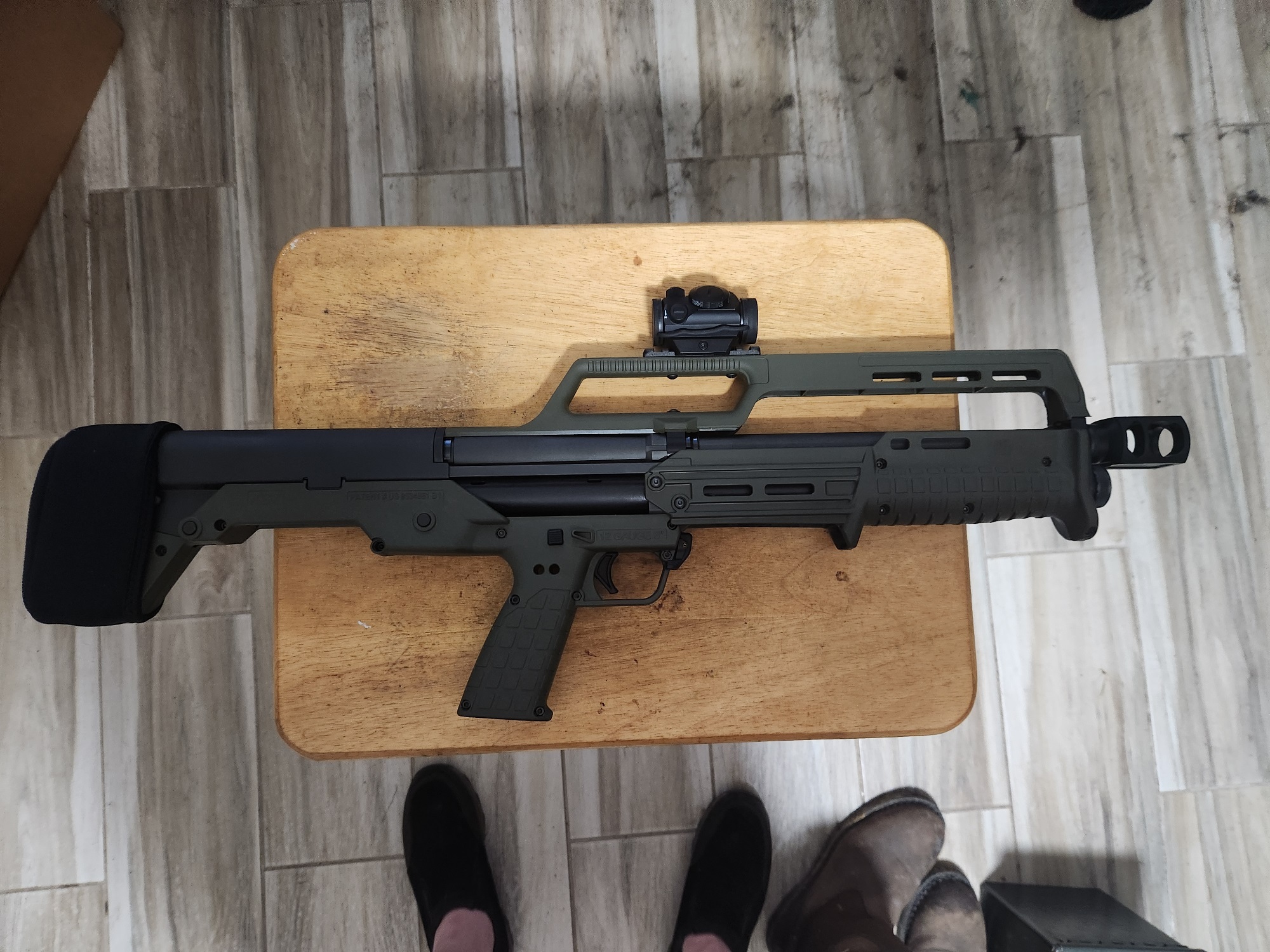 A real photo of Kel-Tec KSG KS7 12ga Shotgun OD Green 6rd by Sig (1)