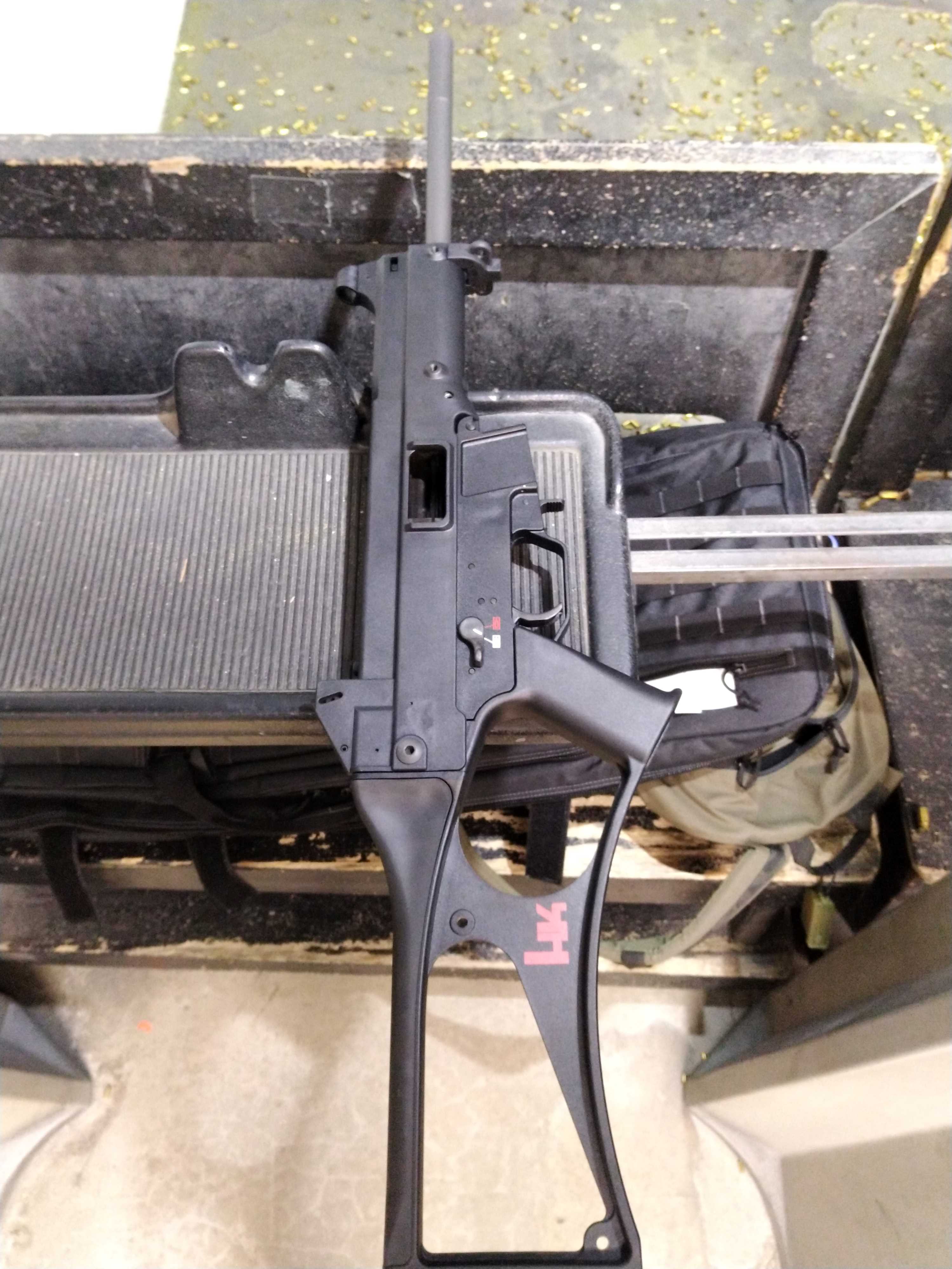 A real photo of Heckler & Koch HK USC Rifle .45ACP 16" (2) 10rd Ambi Safety - Black by Sweet .45 caliber PCC goodness from HK (1)