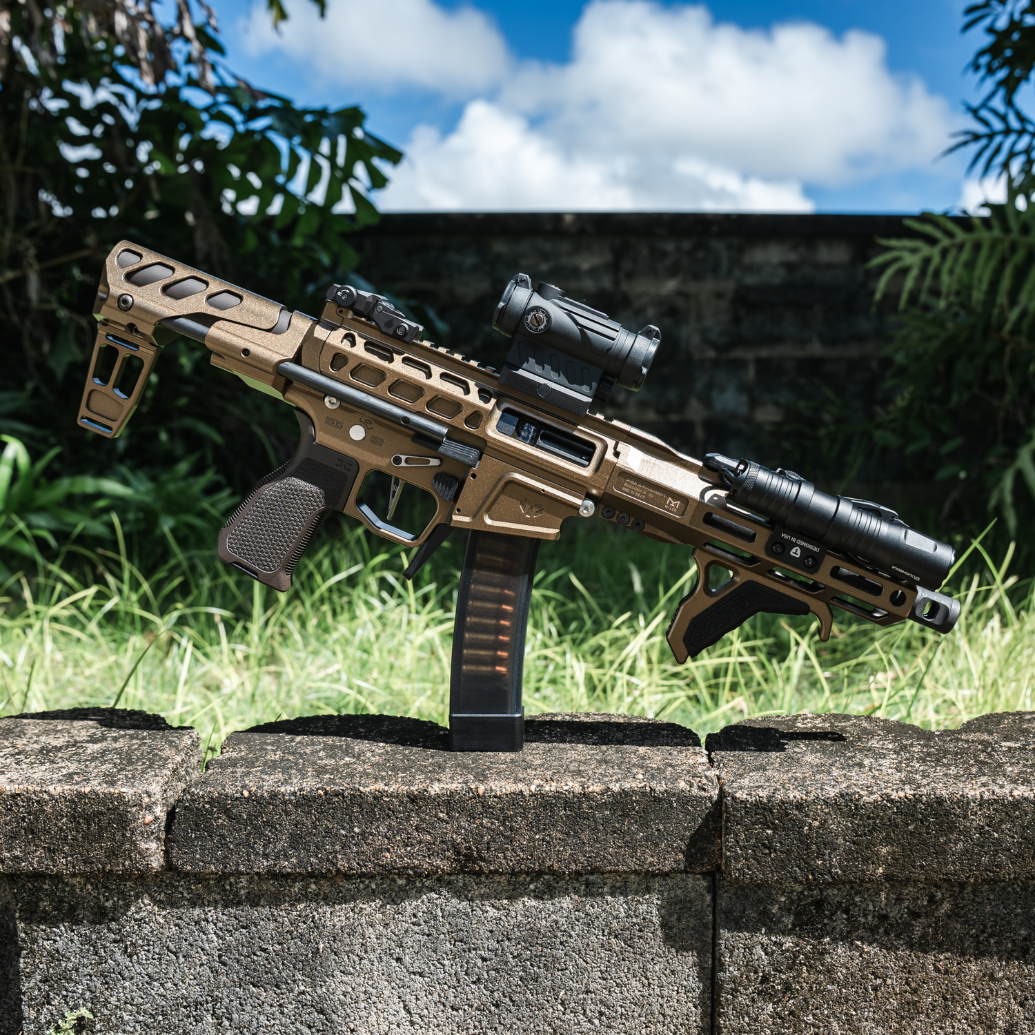 A real photo of Wraithworks Warscorp9 9mm Builders Set Uses CZ Scorpion Magazines by One of the Best PCCs on the market! (1)