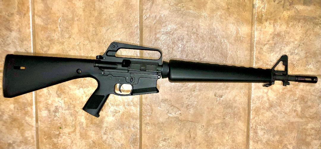 A real photo of KE Arms KP-15 Polymer Complete AR15 Mil-Spec Lower Integral Buttstock/Pistol Grip - Black by Big B (1)