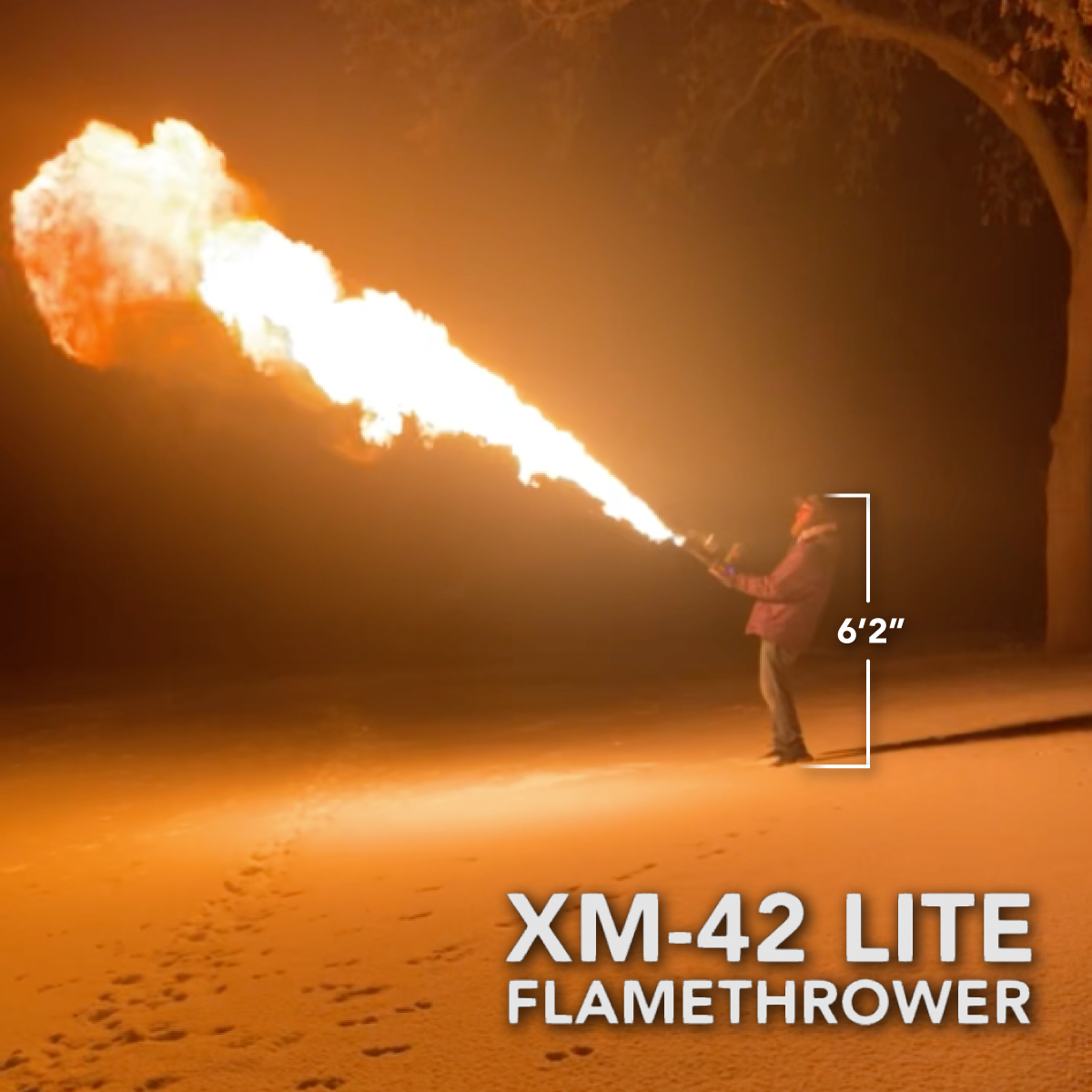 A real photo of XM42 Lite Flamethrower Steel Gray  by King Jeffrey (1)