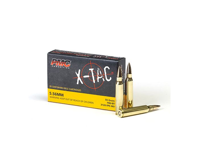 PMC X-TAC 556 NATO 55gr FMJ-BT Rifle Ammo - 1000rd Case