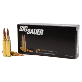 Sig Sauer .277 Fury 135gr FMJ Ammo 20rd | Prepper Gun Shop