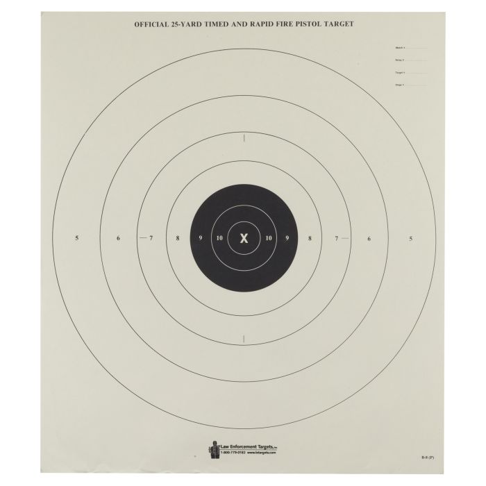 ACTION TARGET BULLSEYE PAPER 100PK | Prepper Gun Shop