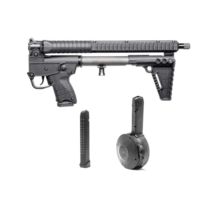 BUNDLE KelTec Sub2k Gen 3 Black 15rd w/ KCI 9mm Glock Drum & KCI 9mm