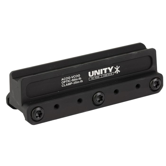 Unity Tactical FAST ACOG/VCOG Mount Black | Prepper Gun Shop