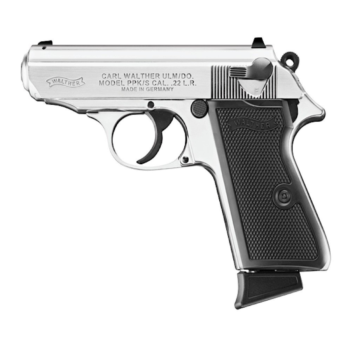 Walther PPK/S 22 LR 10rd Nickel Pistol | Prepper Gun Shop
