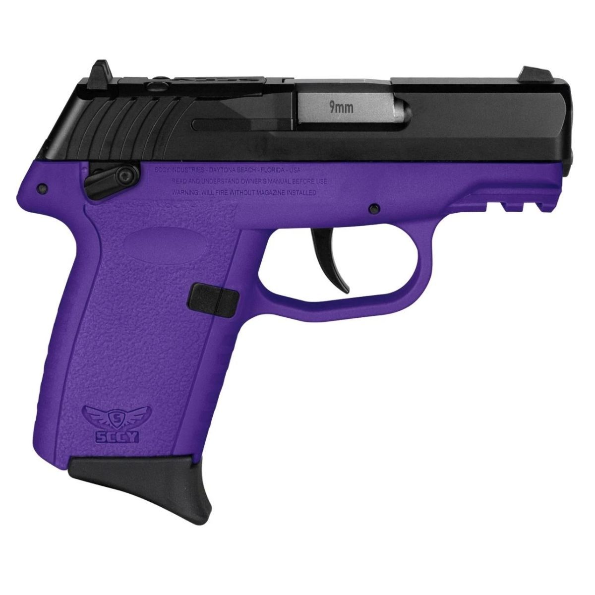 SCCY CPX-1 Gen 3 9mm Pistol Black/Purple 10rd | Prepper Gun Shop