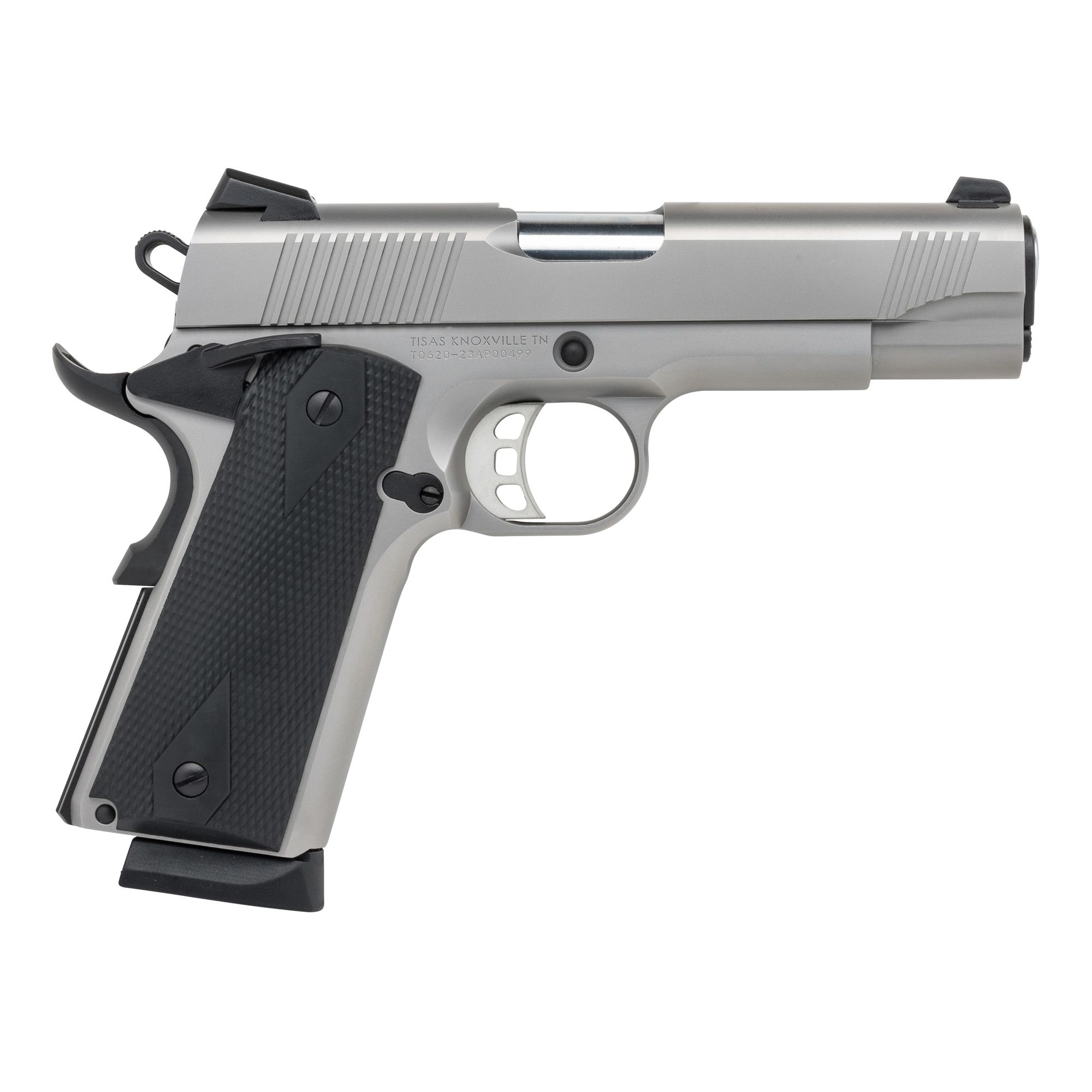 中古 美品 R.E.G. O-K ALL STAINLESS 45 Tisas 1911 Carry SS45 Commander 45 ACP 4.25
