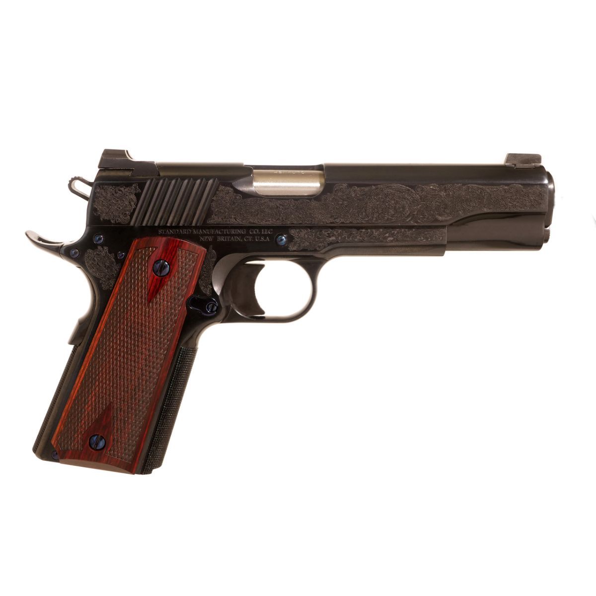 Standard Mfg 1911 45acp Pistol Engraved 5in 7rd | Prepper Gun Shop