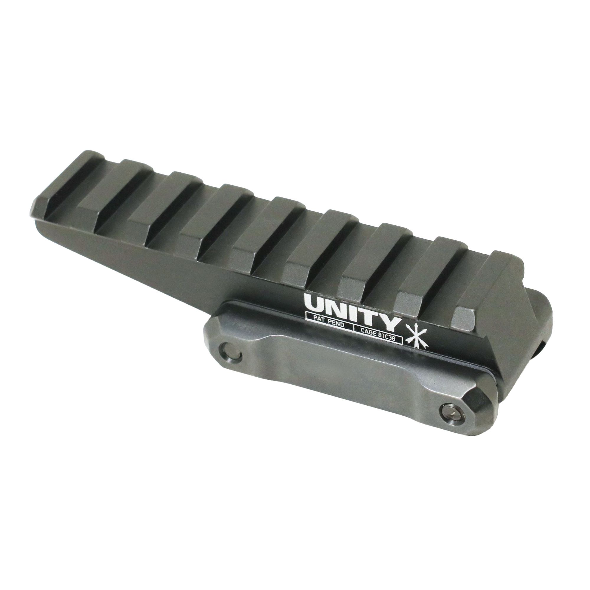 Unity Tactical FAST Optic Riser Black | Prepper Gun Shop