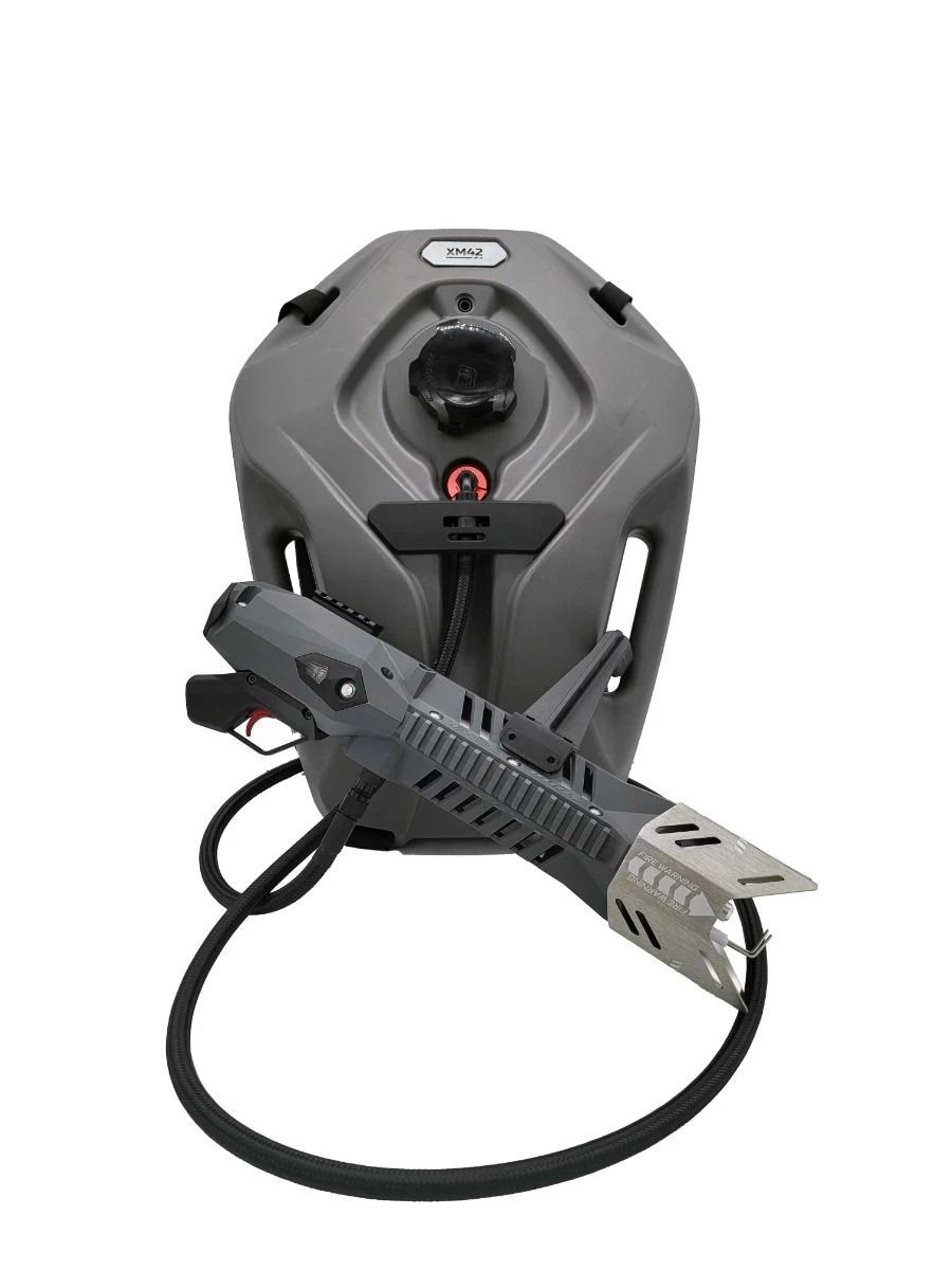 XM42-X Flamethrower with Backpack Tank - STEALTH GRAY | Prepper