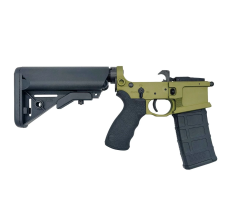 Franklin Armory BFSIII Equipped LIBERTAS BLR Complete AR15 Lower Receiver w/Installed BSFIII Trigger & B5 SOPMOD Stock - OD Green