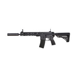 Bushmaster Bravo Zulu AR15 Rifle Black 5.56NATO 11.5" Barrel w/Pinned & Welded MUTA BM556 Suppressor 10" BFI Free Float MLOK Rail THRIL Buttstock