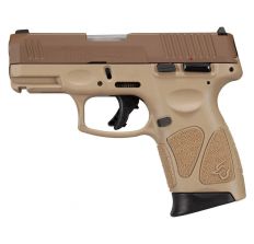 Taurus G3C Compact 9mm Pistol 3.2" Barrel 10rd - Tan / Coyote MA Compliant