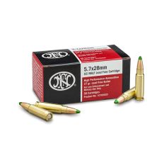 FN Law Enforcement Ammunition SS198LF 5.7x28 27gr Lead Free Jacketed Aluminum Core Hollow Point 50rd 