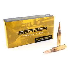 Berger Ammo 6.5 Creedmoor 153.5gr Long Range Hybrid Target Match Grade - 20rd Box