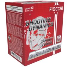 Fiocchi Shooting Dynamics 12ga 2.75" 1oz #7.5 Shot 1170 fps - 250rd Case