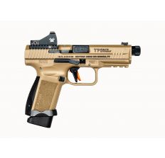 Canik TP9 Elite Combat 9mm 15rd/18rd Magzine W/ Vortex Viper Red Dot - FDE