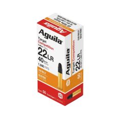 Aguila Rimfire Ammunition 22LR Target Ammunition 40gr Solid 50rd