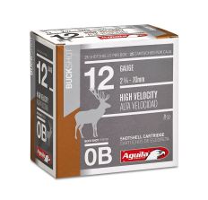 Aguila Ammunition 12ga Buckshot 2.75 inch Shotgun Shells 0Buck 1275 fps 250rd Case