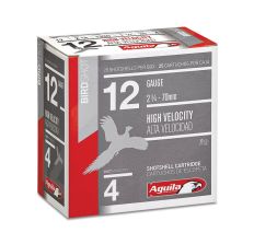 Aguila Ammunition 12ga Birdshot 2.75 inch Shotgun Shells #4 Shot 1.25oz 1330 fps 25rd Box