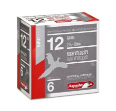 Aguila Ammunition 12ga Birdshot 2.75 inch Shotgun Shells #6 Shot 1.25oz 1330 fps 25rd Box
