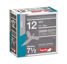 Aguila Ammunition 12ga Birdshot 2.75 inch Shotgun Shells - #7.5 Shot 1-1/8oz 1200 fps 250rd Case