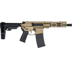 CMMG Banshee Mk4 Pistol FDE 300 BLK 8" Barrel 7" MLOK Handguard SBA3 Arm Brace