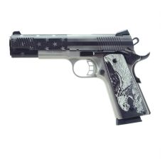 TISAS/LKCI REGENT P45 45ACP PISTOL FREEDOM STAINLESS STEEL SCREAMING EAGLE 2-8rd magazines