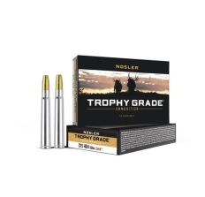 Nosler Trophy Grade Solid Safari .375 H&H 300gr Flat Nose 20rd Box