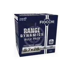 Fiocchi Handgun Ammunition 5.7x28mm 40gr Full Metal Jacket 150rds