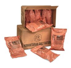 US Military Surplus MRE HDR Humanitarian Meals Date Packaged 11/23