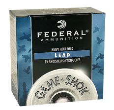 FEDERAL GAME-SHOK HEAVY FIELD 12GA 2.75" 1-1/8OZ #4 - 25rd