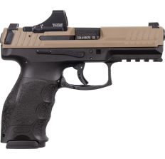 Heckler & Koch VP9 4.1" 9mm 17rd Holosun SCS Green Dot FDE Slide