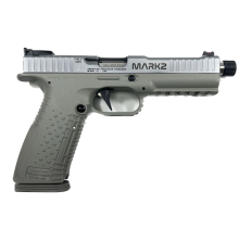 Arsenal Firearms Strike One Mark II 9mm Pistol  5.5" Threaded Barrel Silver / Stainless - 17rd