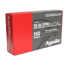Aguila Ammunition 3006 Springfield Rifle Ammunition 150 Grain Soft Point 20rd Box