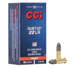 CCI .22LR Quiet Lead Round Nose 40gr - 50rd