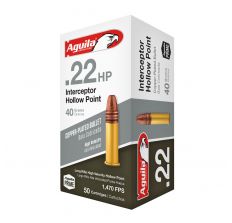 Aguila Ammo .22LR Interceptor Hollow Point 40gr - 50rd Box