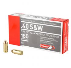 Aguila 40sw 180gr FMJ 50rd
