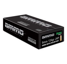 Ammo Inc Signature 9MM 124 Grain Sierra Match Jacketed Hollow Point 1000rd Case
