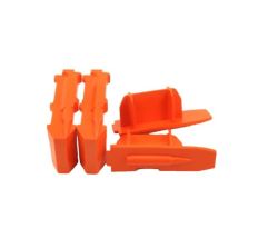 ETS AR15 Mag inserts RRS ORANGE FITS AR15 Mag 2 PACK