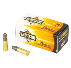 Armscor .22LR Rimfire Ammunition 40 Grain Solid Point 5000rd Case