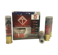 ATI .410ga Rifled Slug 2.5 inch Shotgun Shells - 250rd