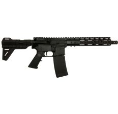 ATI MILSPORT Forged Aluminum 5.56NATO AR Pistol Black 10.5" barrel 10" KeyMod Rail w/TF Blade