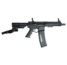 ATI ALPHA MAXX AR Pistol 5.56NATO 7.5" 60rd Flip-up Sights Rear Blade Black