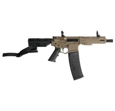 ATI Alpha Maxx AR Pistol 5.56 NATO 7.5" 60rd Arm Brace Flip Up Sights FDE