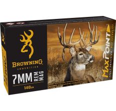 Browning Ammo 7mm Remington Magnum 140gr Max Point 20rd Box